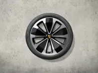 Ensemble jantes et pneus d'été Macan Style 22", noir brillant. Porsche Macan-e - 95C044660G